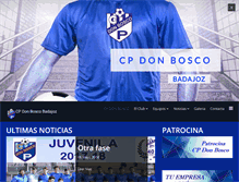 Tablet Screenshot of cpdonboscobadajoz.com